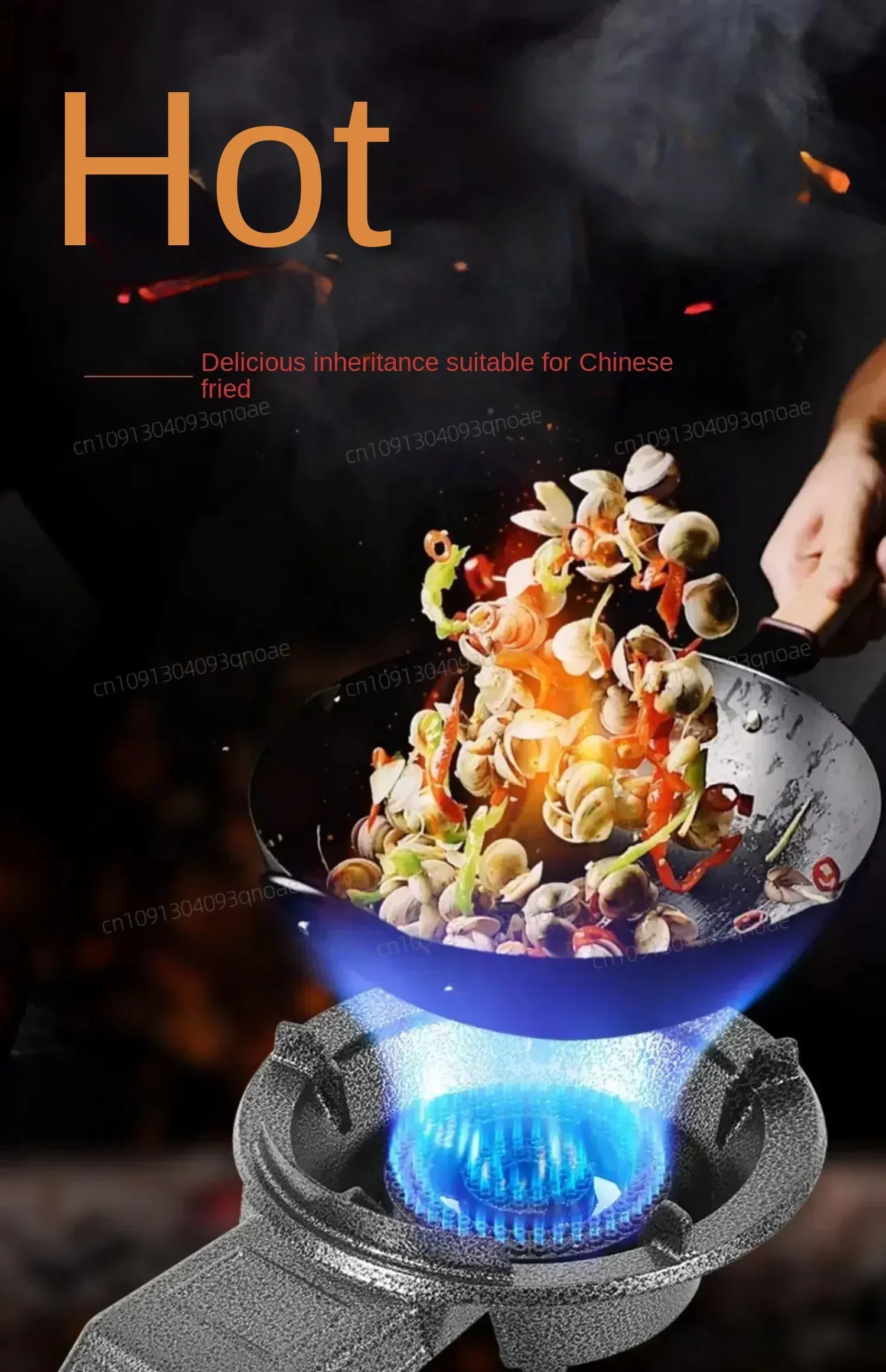 

Powerful Gas Stove for Home and Commercial Cooking - Compatible with Natural Gas and LPG