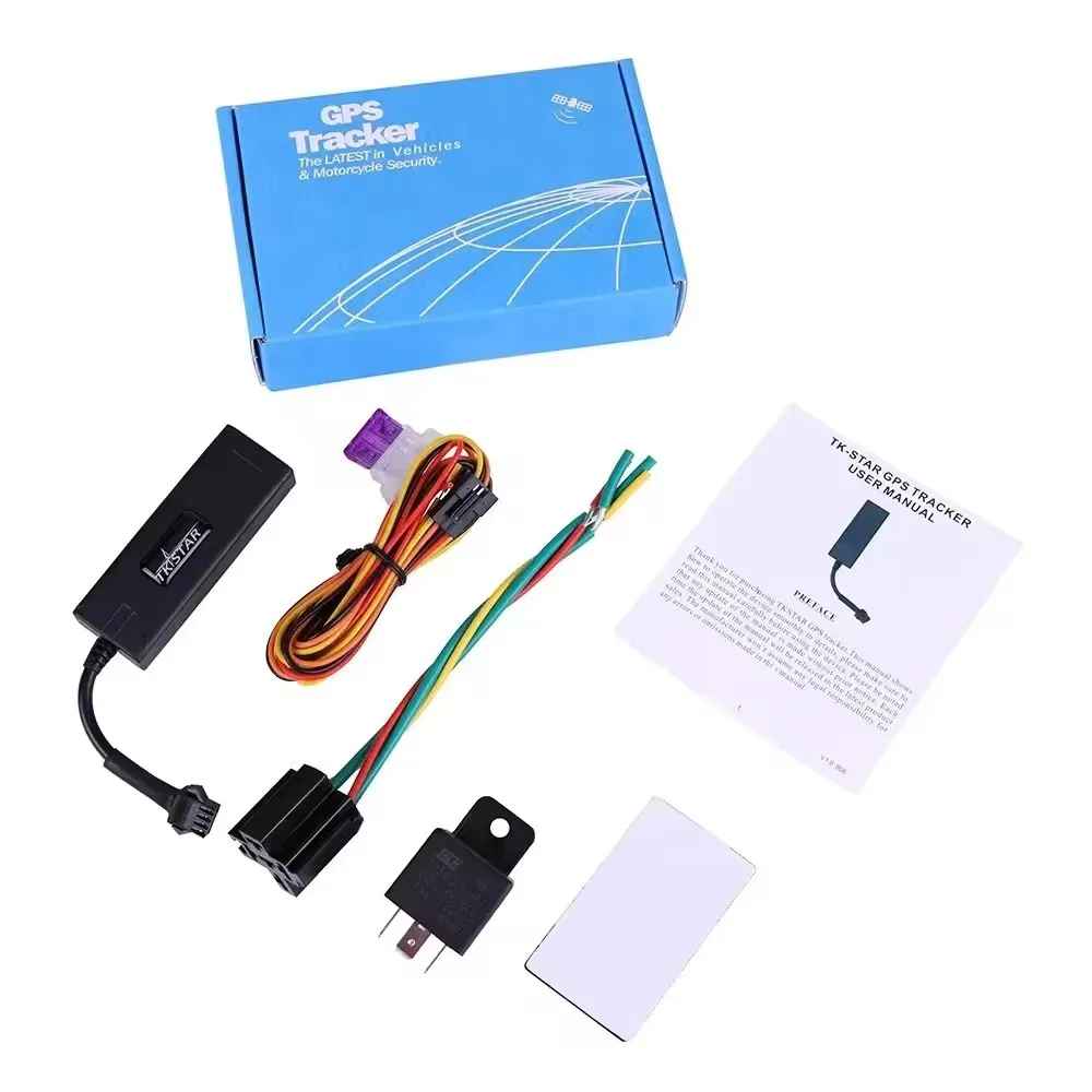 2G/4G Mini GPS Tracker with relay for all vehicles Real-Time Overspeed Engine Shutdown Alarm free IOS/PC App LBS/AGPS/GSM/GPRS