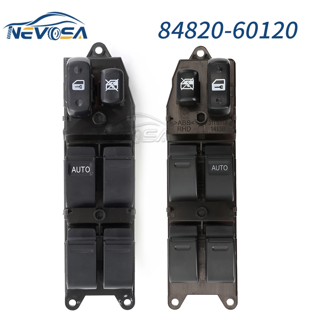 NEVOSA For 1998-2002 Toyota Land Cruiser 100 DOHC 84820-60130 Electric Power Car Window Master Switch 84810-60050