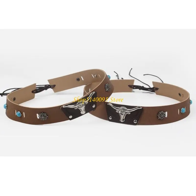 DXAE FASHION PU PETTA PETTA CINTURA DEGLI ACCENSI DELLA DEGLIO DELLA CONTENZA CON ACCESSORI DESIGN TEMA CHE WESTERNO
