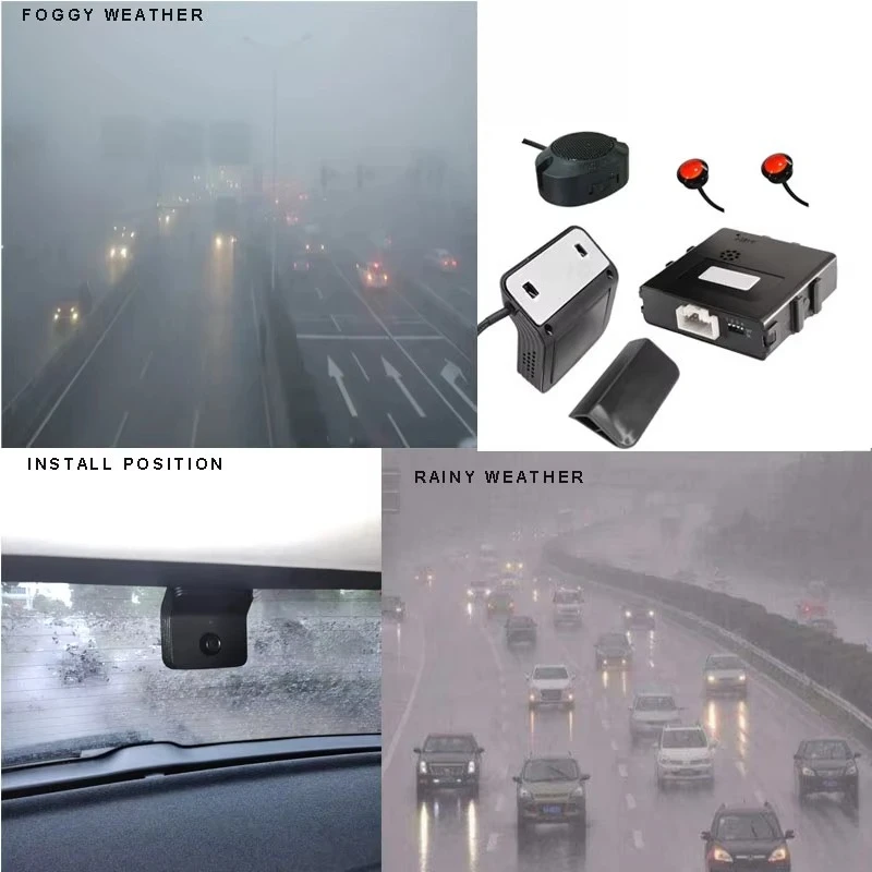 80M Blind Spot Detection 77Ghz Millimeter Wave Proximity Sensor Car Rear BSD Radar System ADAS Night Vision 12-36V Universal Fit view 4