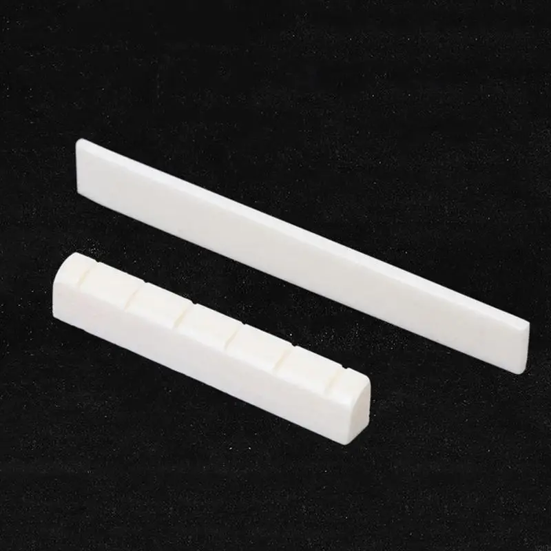 N2UE 2PCS Guitar Bridge Saddle Nut Ferrame