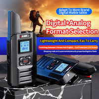 DMR Digital Walkie Talkie Dual Mode Analog Two Way Radio with Dual Time Slot Tier 1 2 Ham Radio