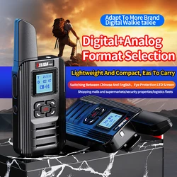 DMR f711 Digital Walkie Talkie Dual Mode Analog Two Way Radio  Dual Time Slot Tier 1+2 Ham Radio