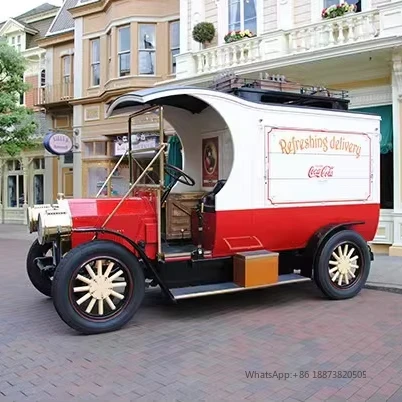 Vintage-Style Electric Tuk Tuk 1914 Model T-Inspired Delivery Vehicle