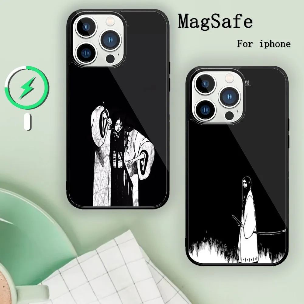 Unohana Retsu Bleach Phone Case For Magnetic Attraction iPhone 11 12 13 14 15 Mini Pro XS Max X S Plus XR Shell