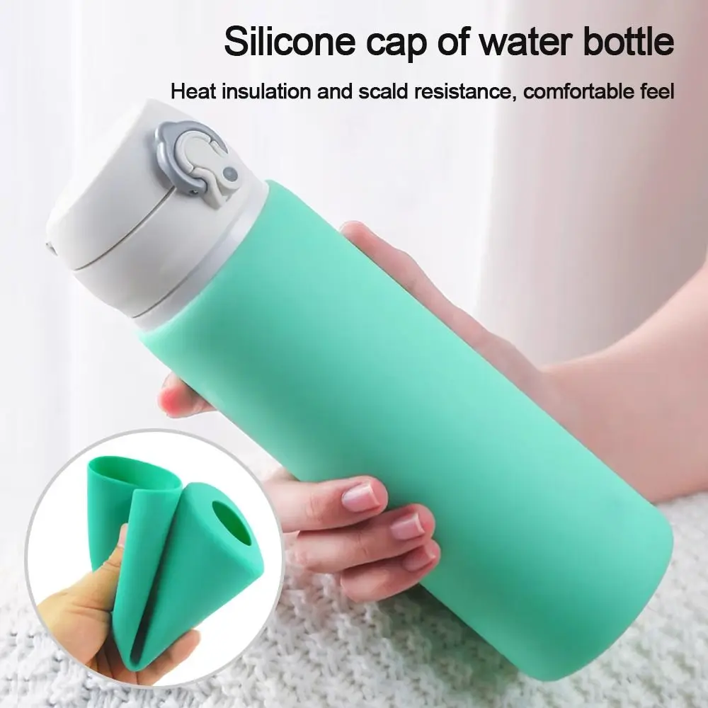 New Sports Cup Cover Silicone Boot for Bottle Bottom Sleeve Anti-Slip Water Bottle Cover