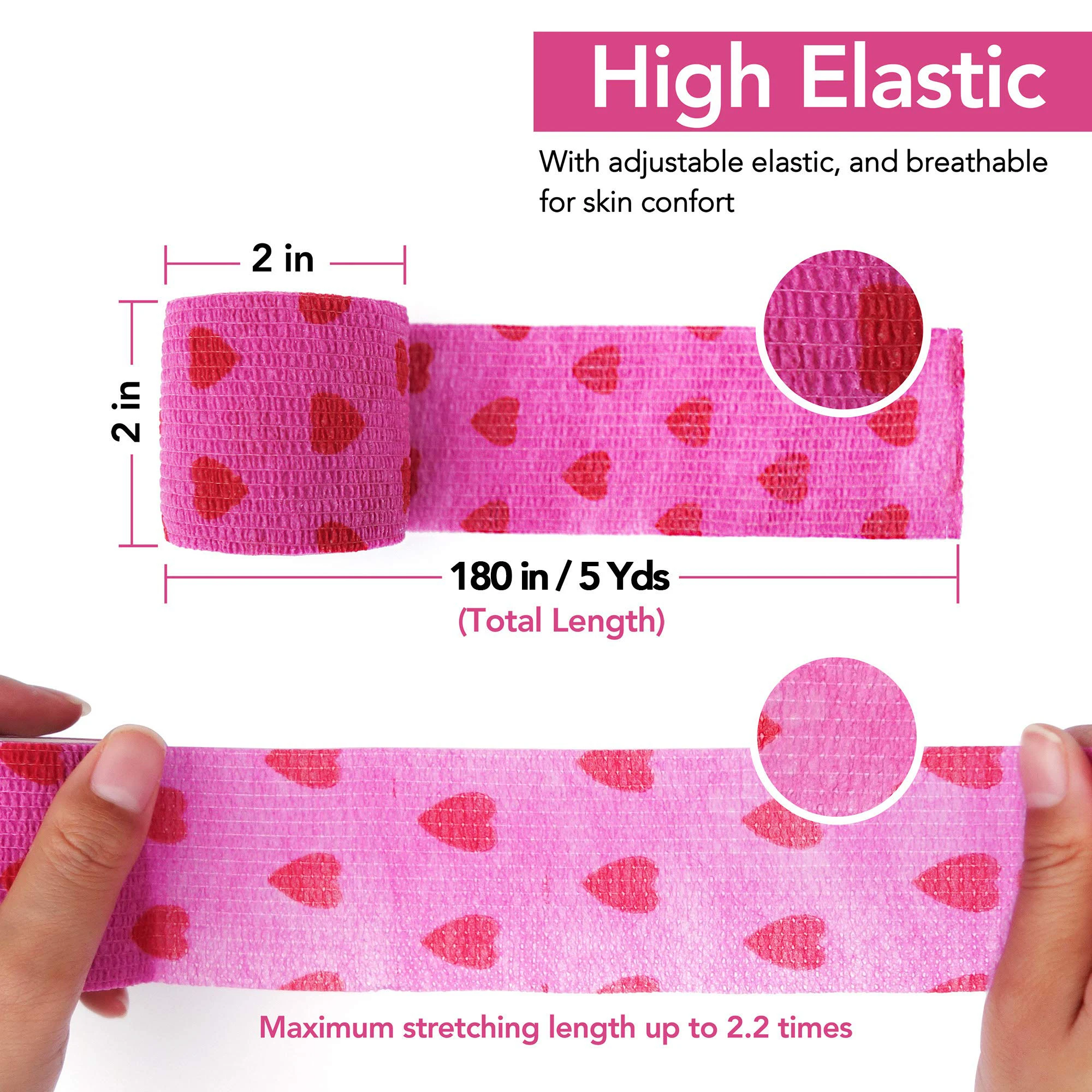5CM/2in Tattoo Grip Tape Non-woven Tattoo Bandage Cover Wraps Waterproof Self Adhesive Finger Protection Tattoo Accessories