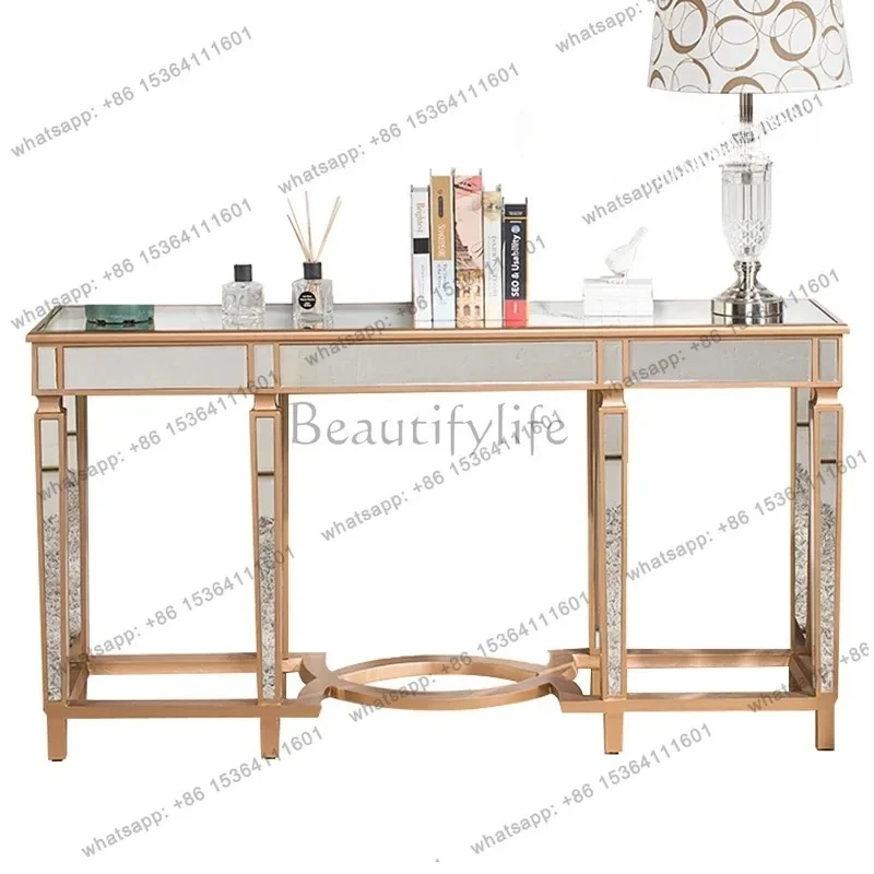 

Light Luxury Entrance Table Simple Modern Entrance Strip Case Against The Wall Entrance Hall Storage Corridor European Style
