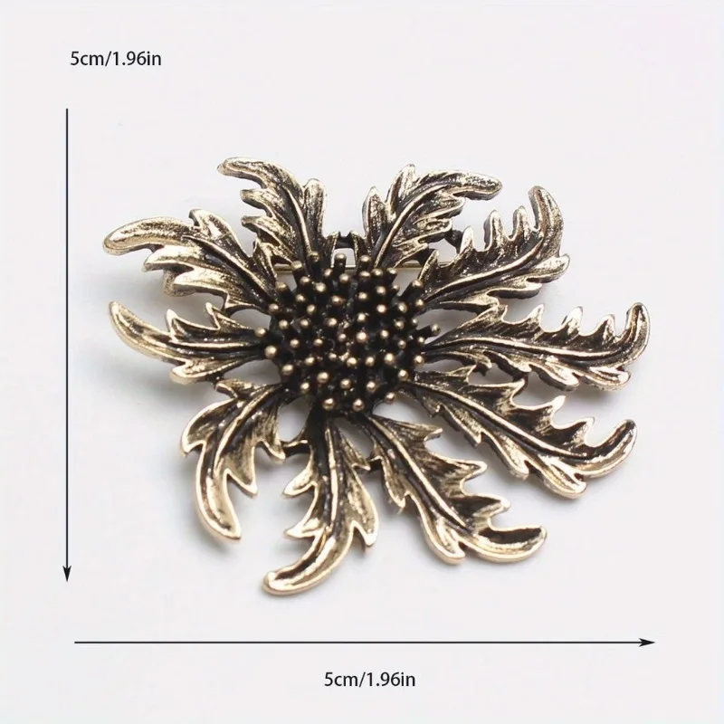 Vintage Women Baroque Heart Pearl Brooches Badges Retro Fashion Metal Simple Design Pins Crosage for Lady Party Wedding Gift
