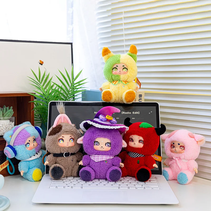 Pluszowa zabawka winylowa Czarownica Arilia, niebieski diabeł, czerwony diabeł, fioletowy diabeł z magicznym proszkiem, urocza mała lalka, zawieszka do torby, prezent urodzinowy