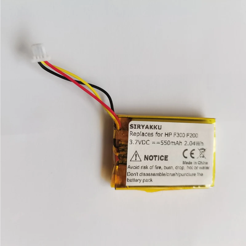 602535 582535 SP5 550mAh bateria lipo do tachografu MIO papago HP F300 F200 F210 QStar A5 DVR parkcity 710