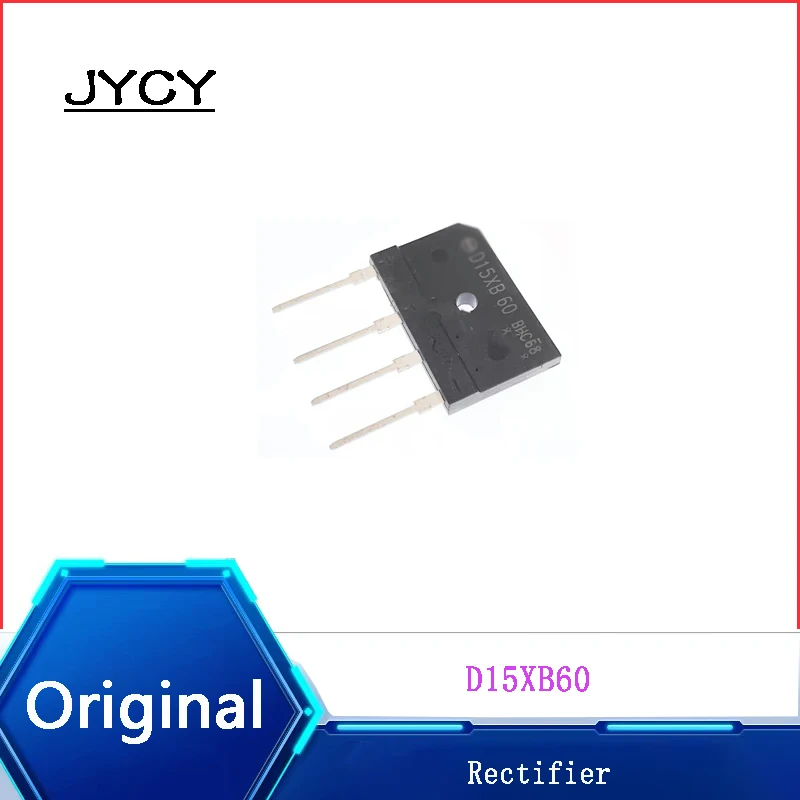 5PCS D15XB60  15A 600V Rectifier Rectifier bridge flat bridge stack