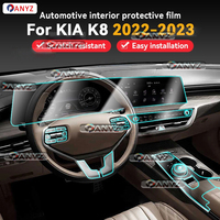 For KIA K8 2022 2023 2024 Car Panel Film Dashboard Protective Sticker Interior Anti-Scratch Film Accessories