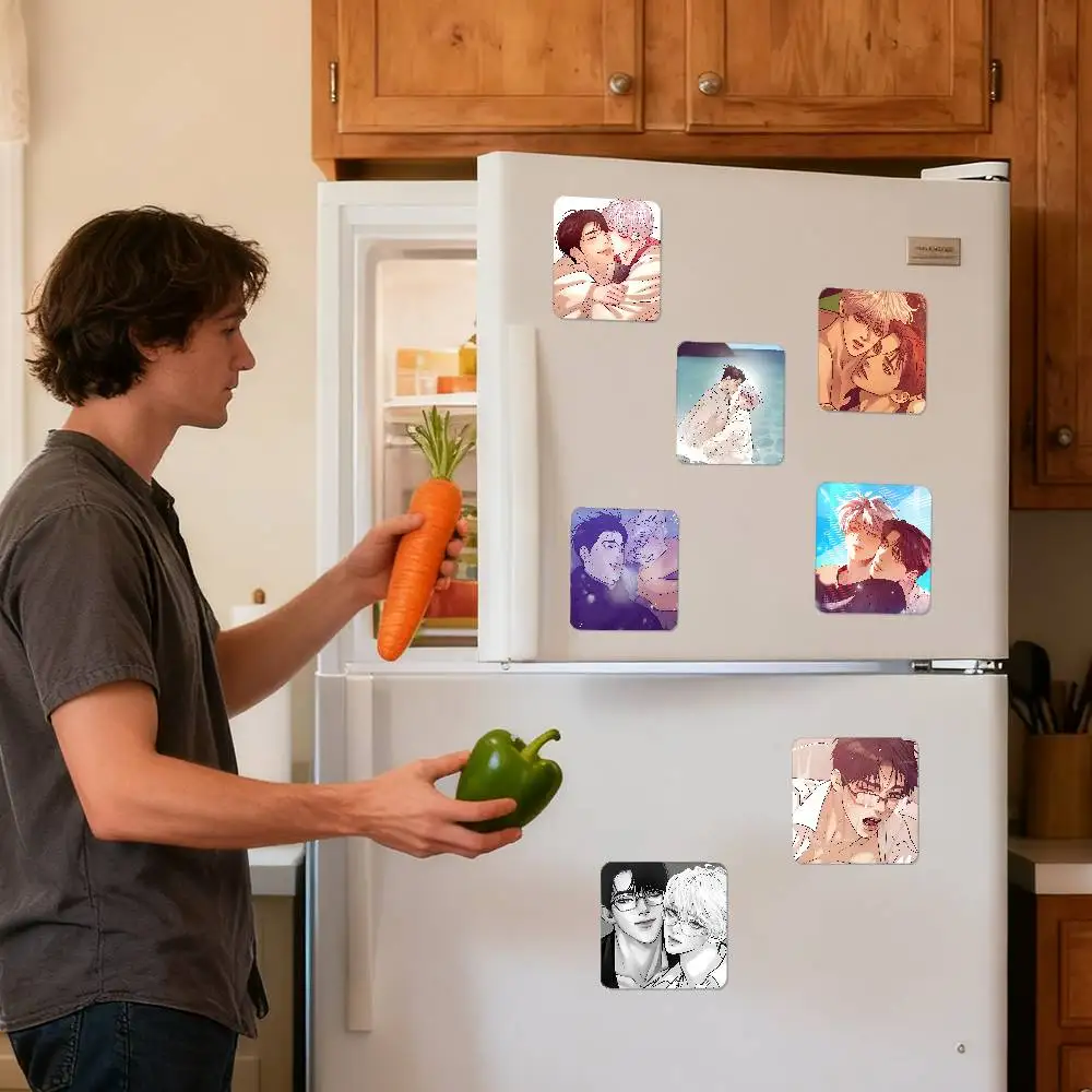 Kang Dooshik-Jooha Refrigerator Magnet Personalized Creative Magnetic Stickers With Magnets