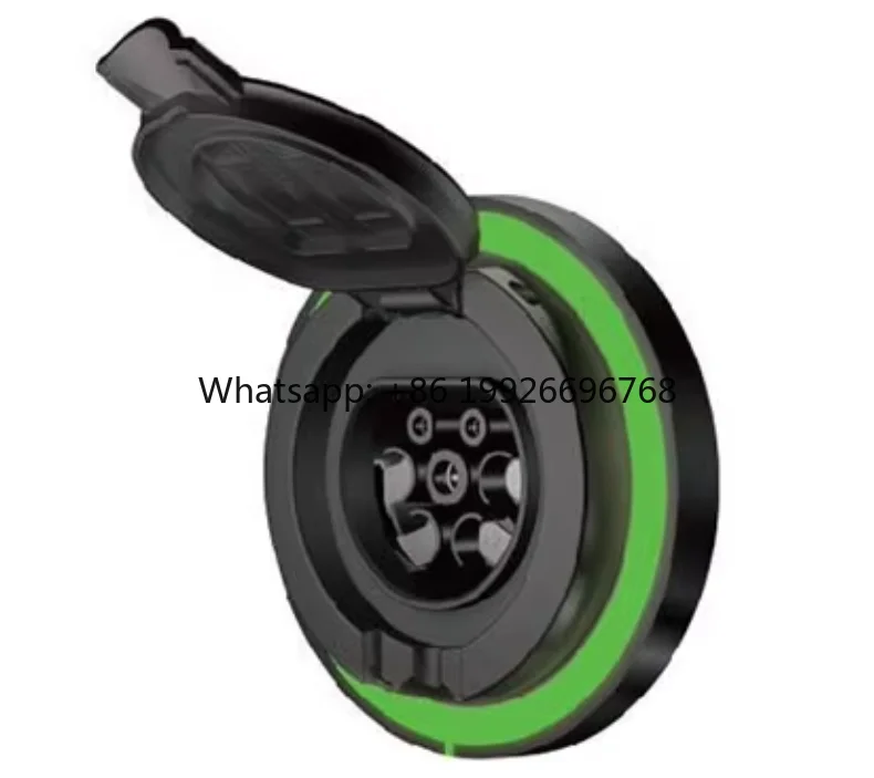 

Type 2 AC Outlet Socket for EV Charging Pile LED Lights & Self-Locking Mechanism 32A Rated Current New Condition EV Connectors