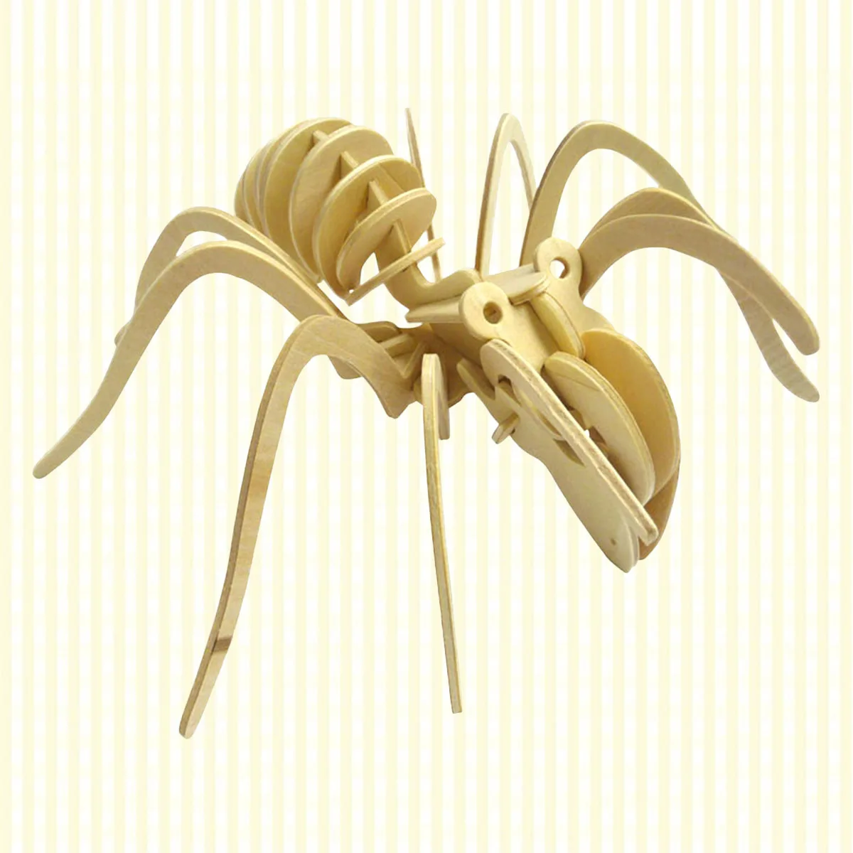 Houten 3D-puzzel Spider DIY Brain Teaser voor kinderen Creatieve bouwpakket Educatief spel verbetert verbeelding en probleem