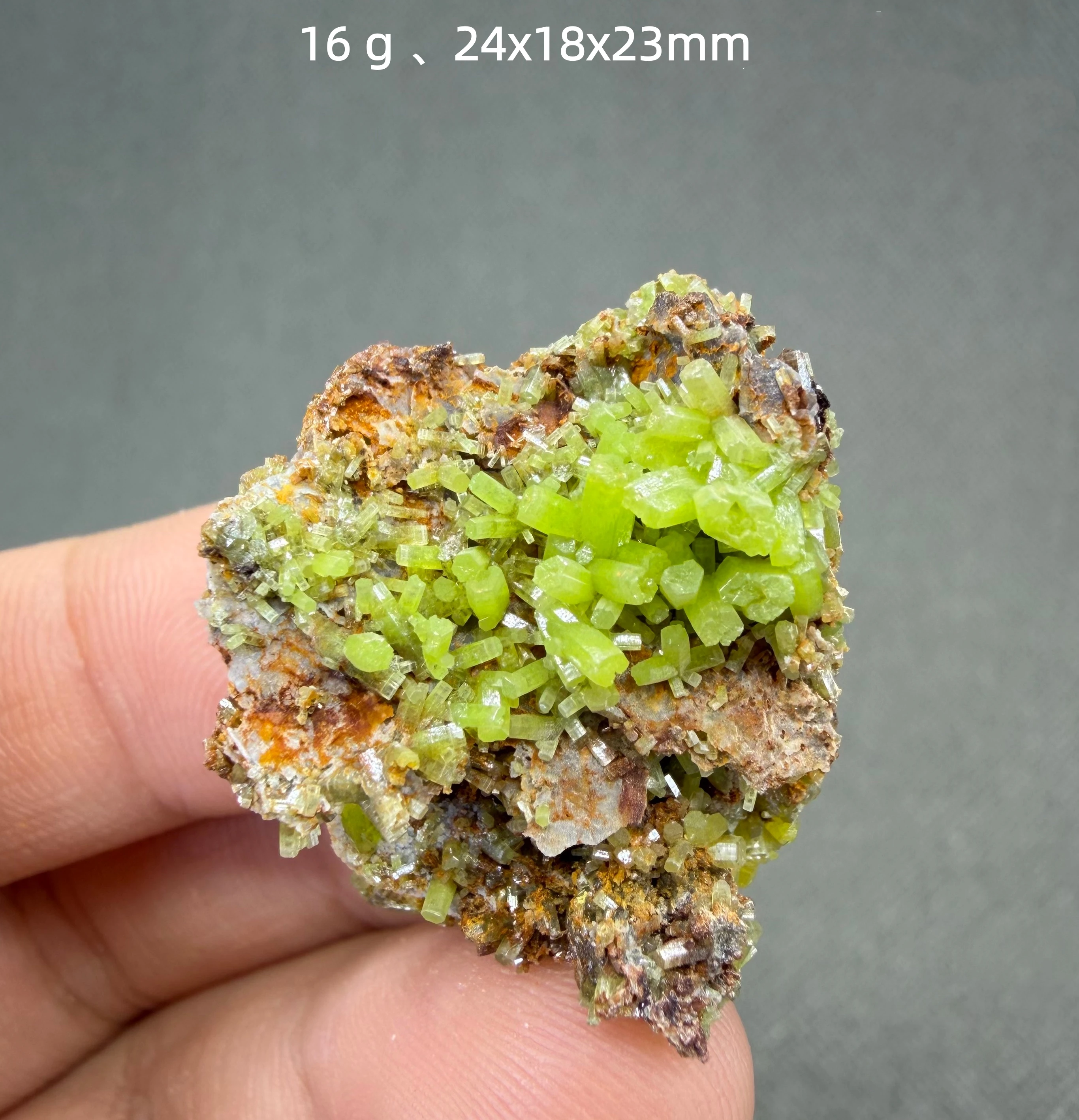 Natural Pyromorphite Green Grape Botryoidal Cluster Mineral Specimen Home Decor Gift