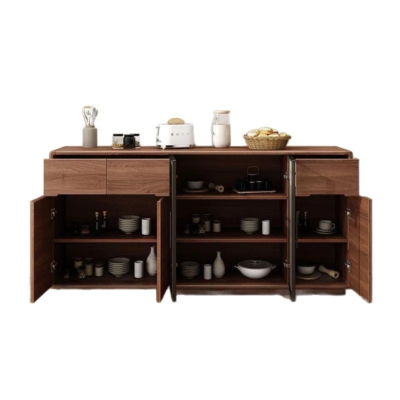 New Chinese style cabinet dining room kitchen living room side cabinet large capacity storage locker tea