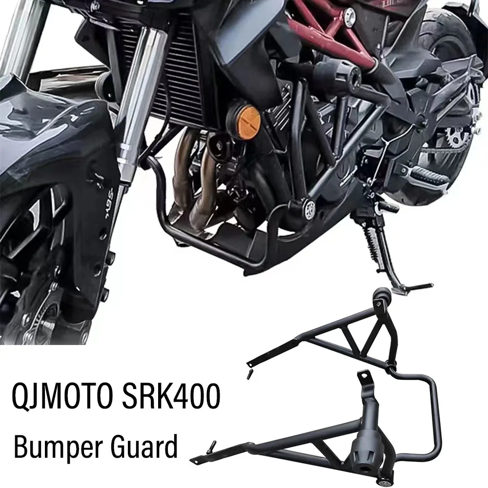 

New Motorcycle Accessories For QJMOTO SRK400 400SRK 400 SRK Bumper Anti-Drop Guard Rod Protective Glue