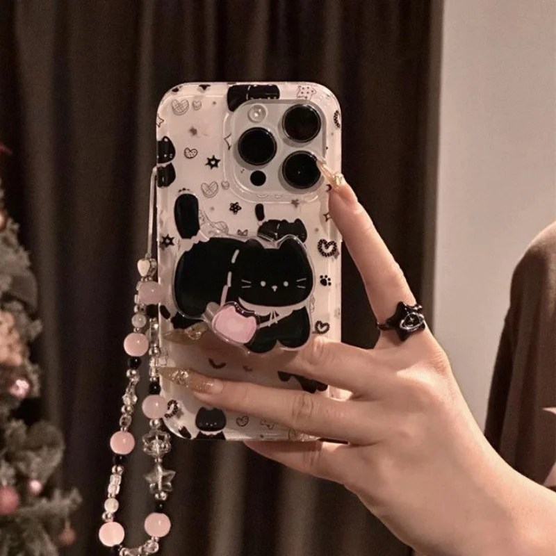 Coreano simpatico cartone animato ruota gattino impugnatura Tok Griptok supporto per telefono supporto per iPhone 15 accessori universali Samsung