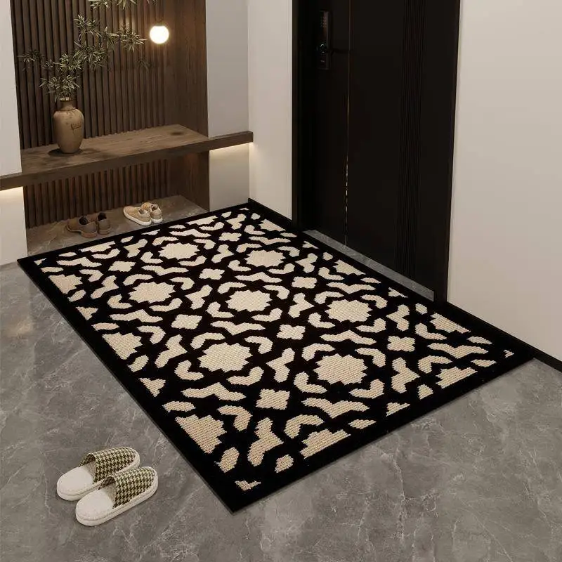 

Retro Polypropylene Door Mat Indoor Home Anti-Slip Foot Pad Entrance Wear-Resistant Sand Scraper Carpet Customizable