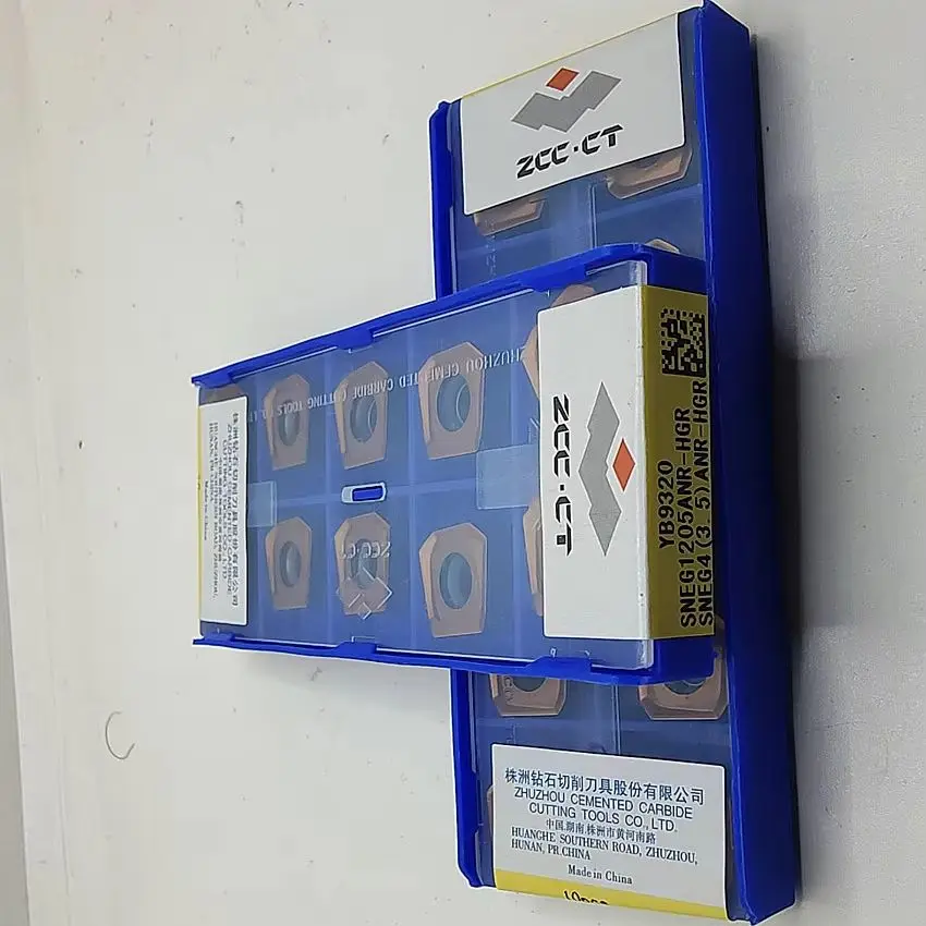 

SNEG1205ANR-HGR YB9320/SNEG1205ANR-HGR YBG205H ZCC.CT SNEG1205ANR-HGR CNC blade carbide inserts milling inserts 10pcs/box