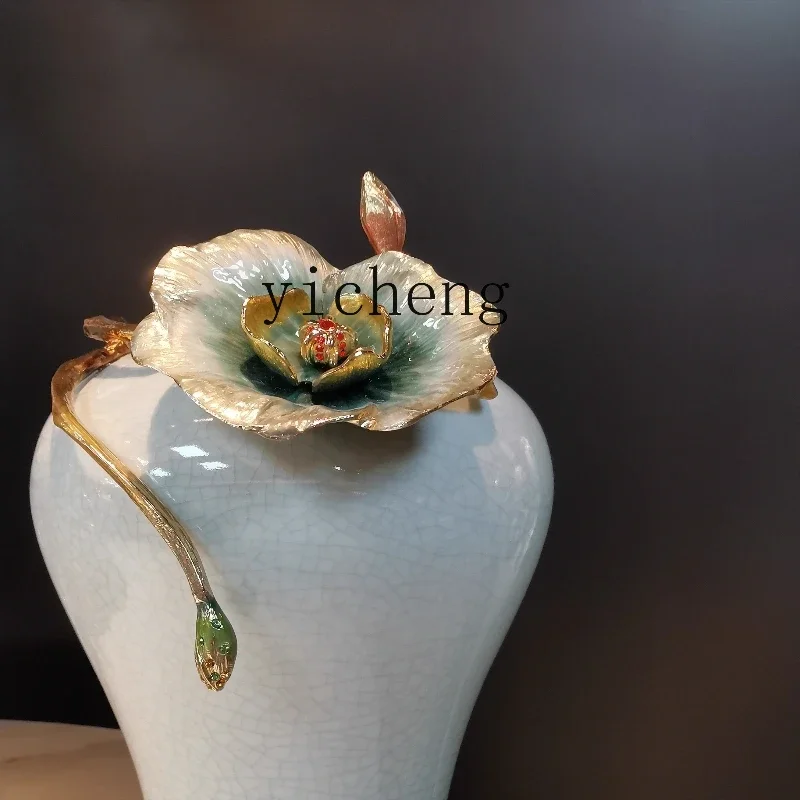 BJ-12  Modern Minimalist Enamel Color Ceramic Vase White Porcelain Flower Vessel Soft Decoration Ornament Dining Table