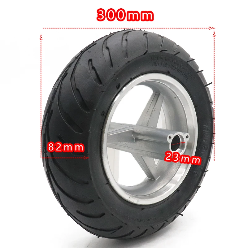 Wheel 90/65-6.5 Front or 110/50-6.5 rear rims Hub with tubeless vacuum tires for pocket bike 47cc 49cc 2 stroke small motorcyle