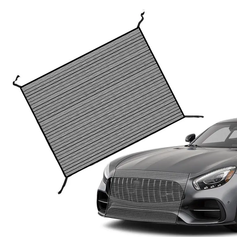 Mesh For Car Grill Dustproof Car Engine Hood Net Car Exterior Accessories For Sedans SUVs MPVs Minivans Protects From Stones