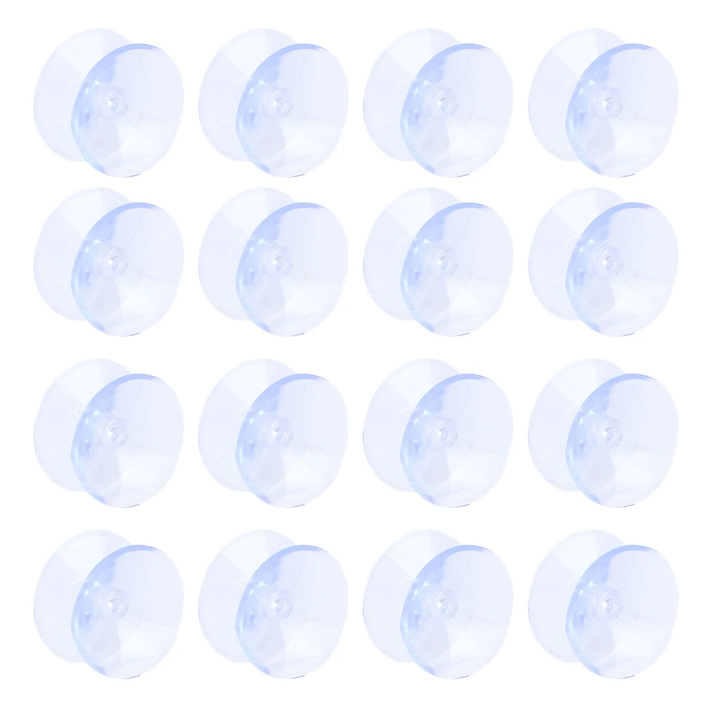 

16Pcs Soft Transparent Glass Table Top Anti Slip Pads Non Adhesive Rubber Bumper Cushion Table Spacer Furniture Protection