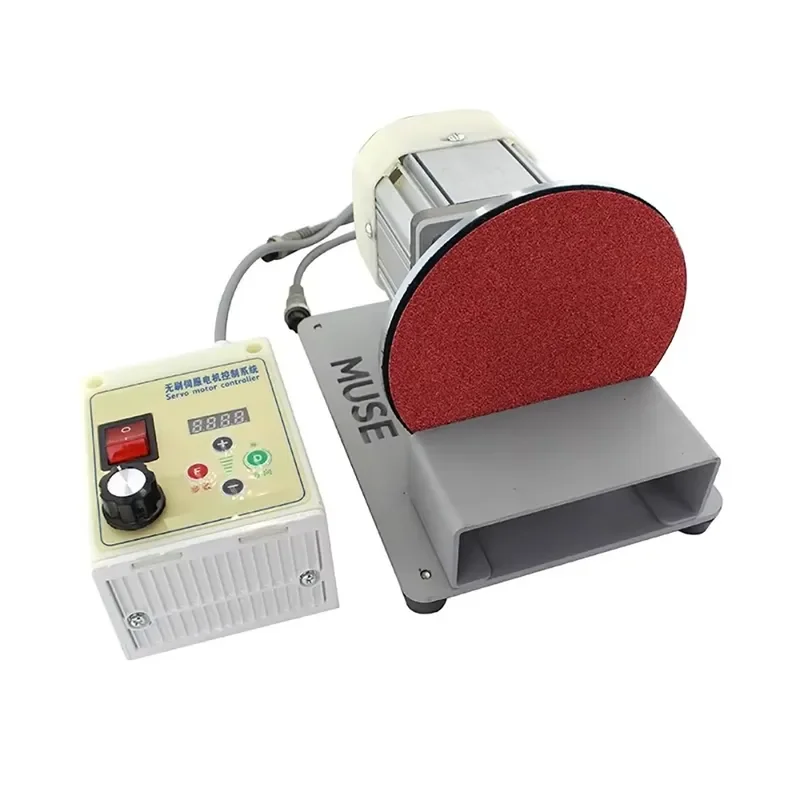 550W Pneumatic Disc Sander Grinder 220V 7000RPM Industrial Sanding Polishing Machine with Controller for Metal Wood Surface
