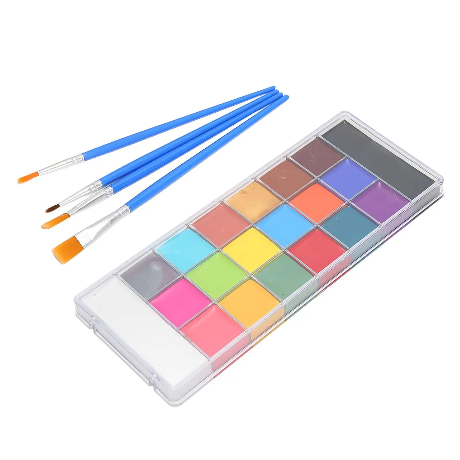 Professionelles 20-Farben-Gesichts- und Körperbemalungsset – lebendige Palette für einfache Verwendung für Cosplay, Kunst und Veranstaltungen