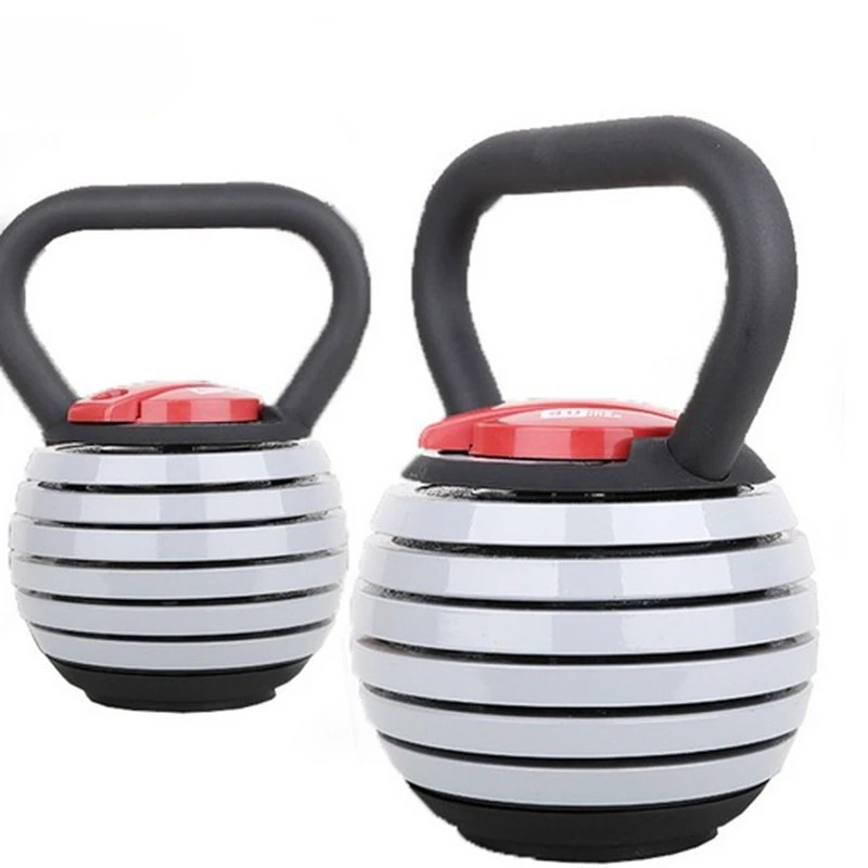 الرياضة Kettlebell اللياقة البدنية رفع الأثقال 20 رطل 9 كجم الحديد الزهر Kettlebell مجموعة الوزن الحرة أجراس الغلاية