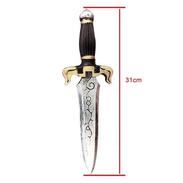 Medieval Assassin Dagger With Leg Scabbard Harness Drop Thigh Holster Steampunk Garter Sheath Holder Rogue Costume Kit For Larp