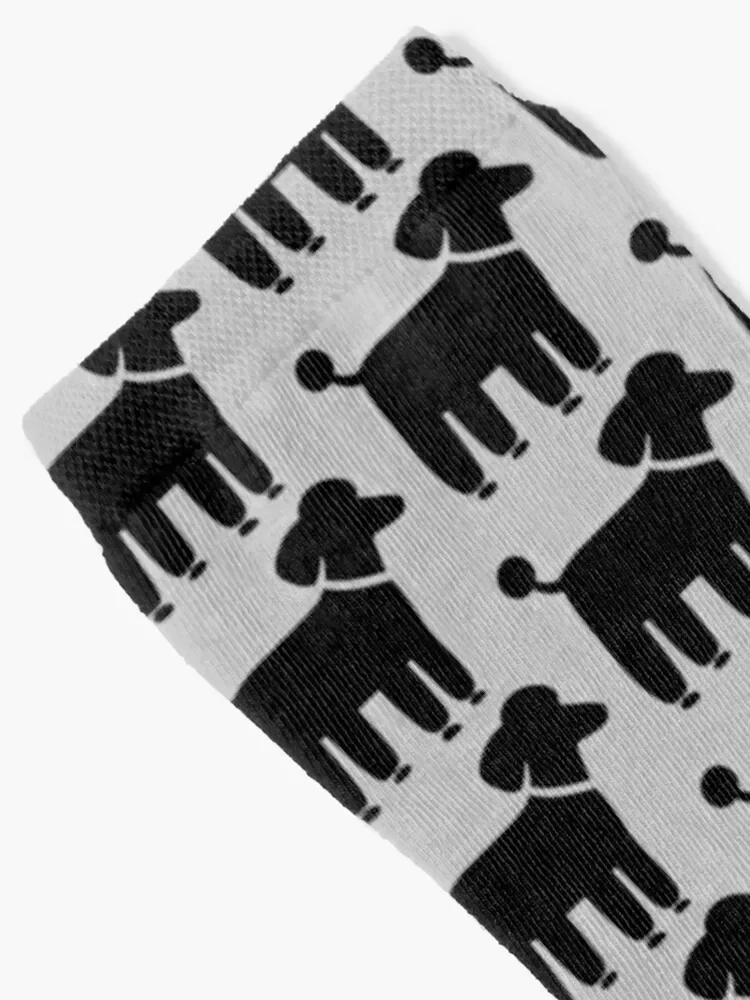 Black Poodle(s) Socks sports and leisure funny gifts Women Socks Men's