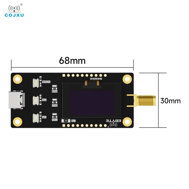 LoRa Offline Test Evaluation Kit OLED Screen COJXU E220-400TBL-SC Soldered with Module E220-400T22S RF Transceiver Test Board