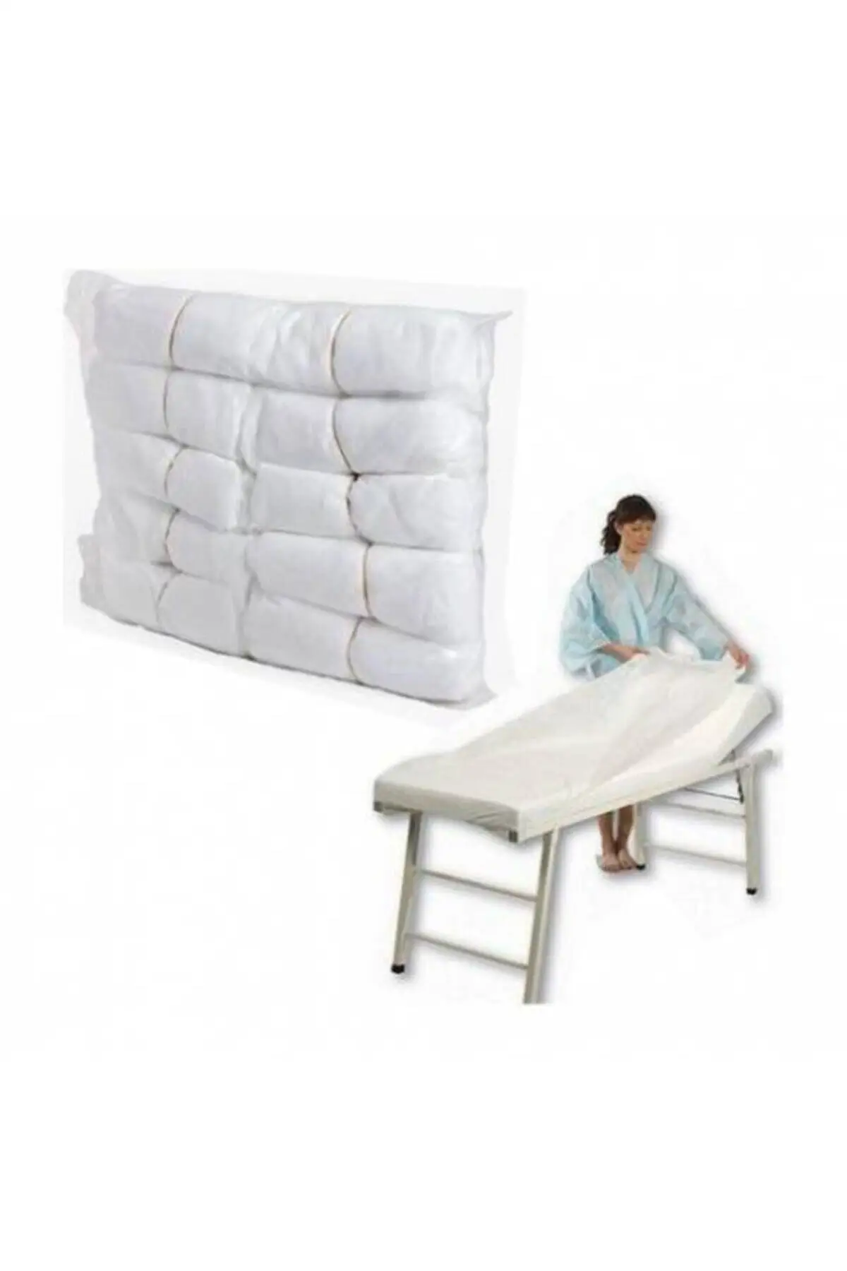 Disposable Stretcher Cover 100 Pieces 220 Cm * 80 cm Underpad Cover Fitted Massage Table Beauty Care Accessories SPA