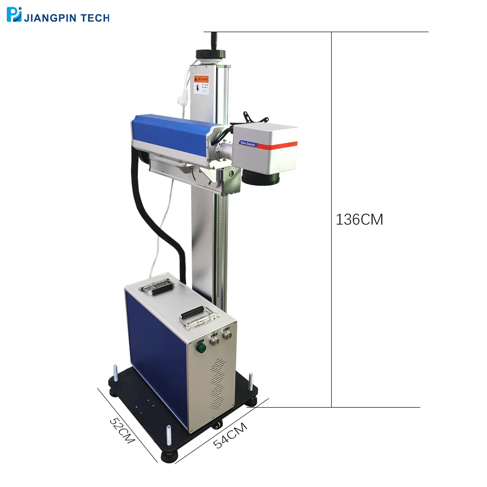 Hot Sell 30w 50w Fiber Flying Laser Marker High Efficiency Fly Marking Machine for Metal Nonmetal Parts