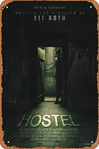 Metal Sign - Hostel 2005 Movie Tin Poster 12 X 8 Inches