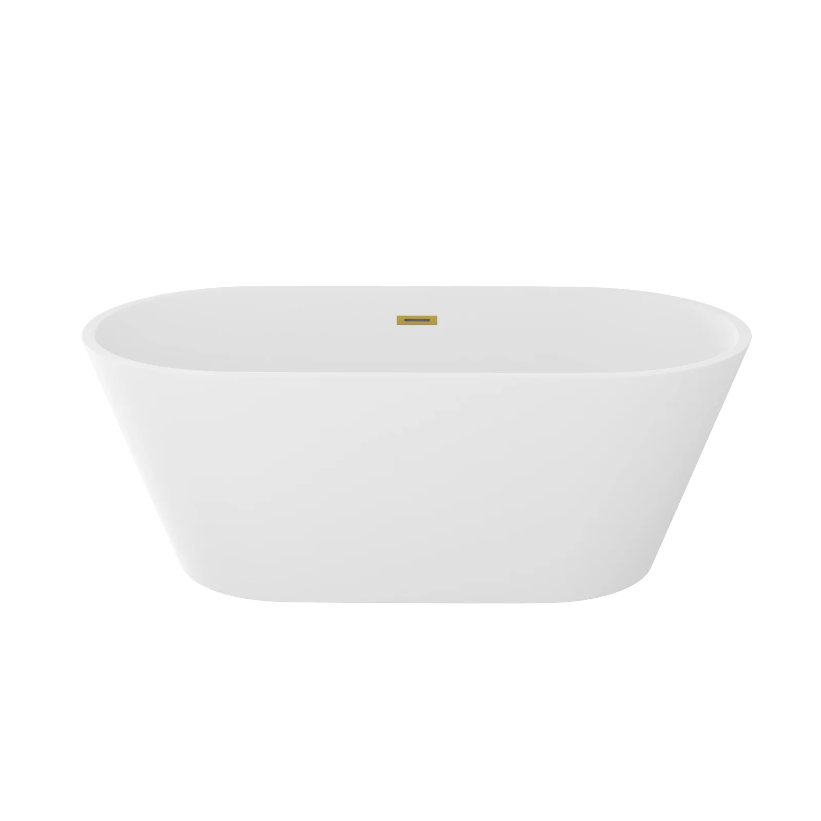 

Modern Standing Artificial Bathtub Solid Surface Soaking Bath Tub