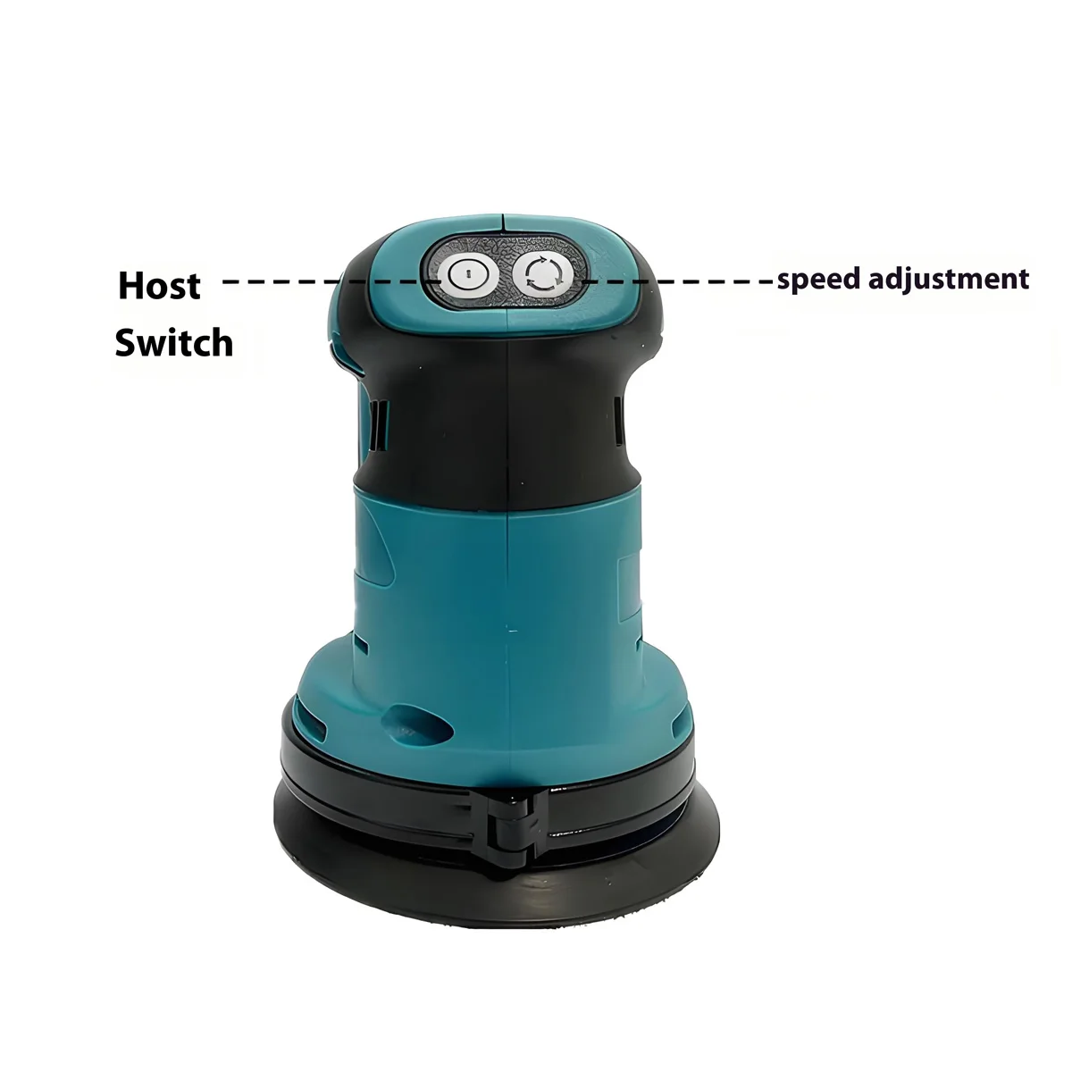 18v sem fio recarregável disco aleatório lixadeira orbital carpintaria lixar massa polimento ferramenta nua para makita bateria