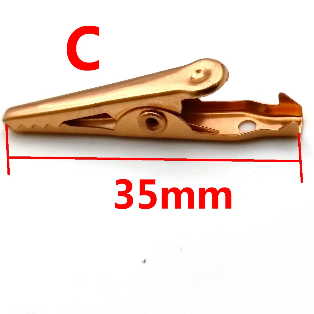 10PCS brass  Alligator Clip Clamp test Testing Probe