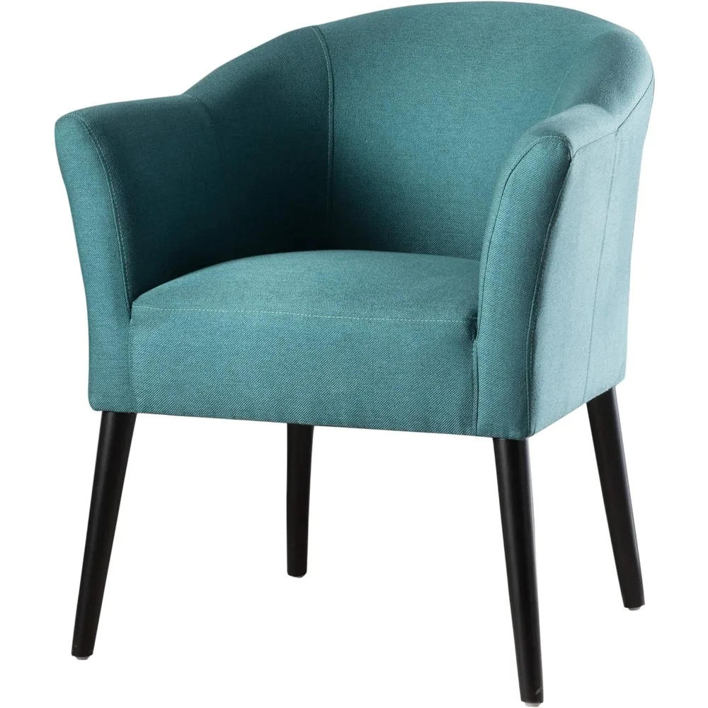 

Cosette Fabric Arm Chair, Dark Teal, 25D x 26.25W x 31.25H in