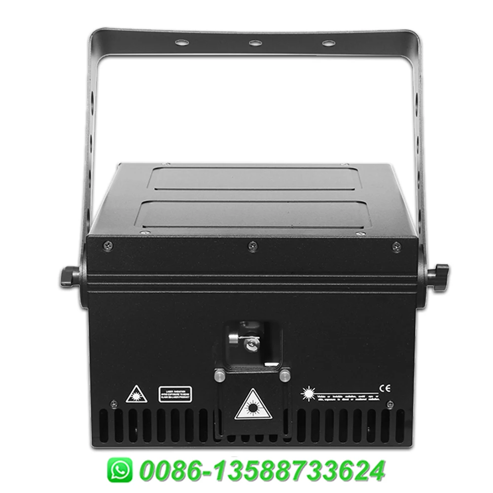 Nieuwe 12W Laser Light APP Control Stage 3D Animation Scanner DJ Stage Light RJ45 ILDA DMX Beam Pattern Projector DJ Disco Bruiloft