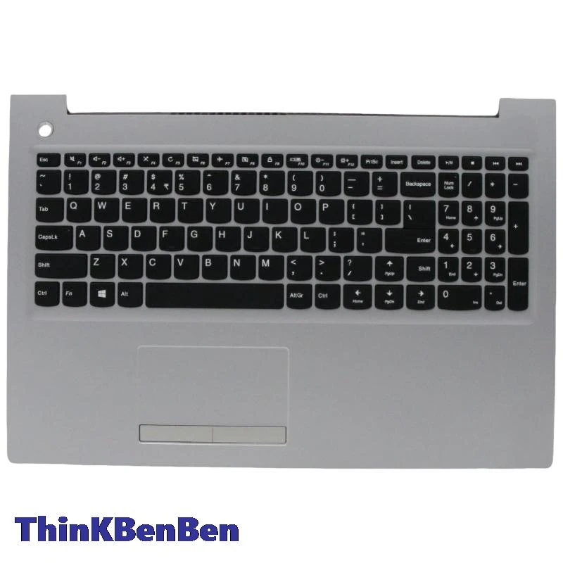 

US English Silver Keyboard Upper Case Palmrest Shell Cover For Lenovo Ideapad 310 15 15IKB 15ISK 15IAP 15ABR 5CB0L35875
