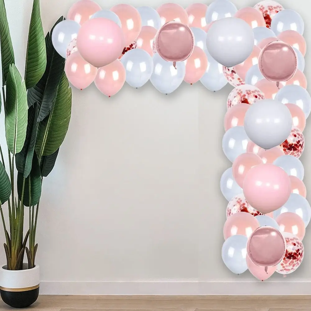 

Birthday Pink Balloon Arch Kit Latex Balloon Garland Kit Confetti Balloons Wedding