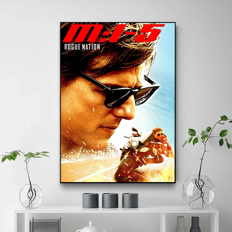 Mission: Impossible Movie Home and Decoration Posters for Wall Decor Decorative Paintings Canvas Poster Room Art Decorations the