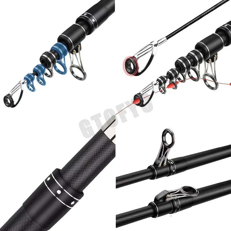

Удочка телескопическая 3.6м 4.5м 5.0м 5.4м для дальнего заброса, спиннинг, серфкастинг, карбоновая удочка для бейткастинга, для пляжа и рыбалки с берега