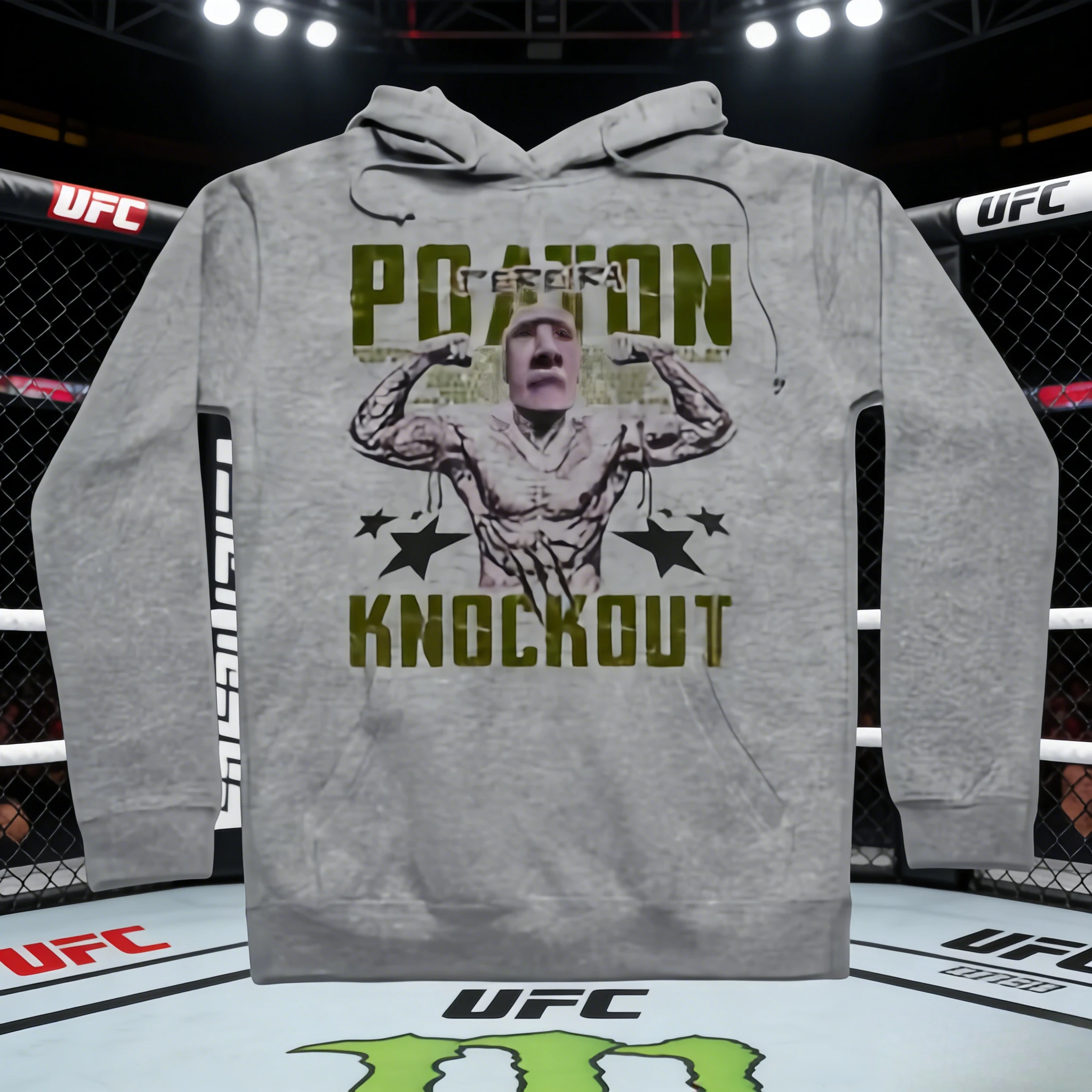 

Тема UFC Alex Pereira 2026, осень/зима, 100% принт из чистого хлопка, удобная повседневная толстовка с капюшоном, подходит для мужчин и женщин